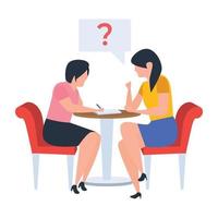 Table Talk Concepts vector