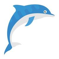 Trendy Dolphin Concepts vector