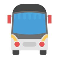 Trendy Bus Concepts vector