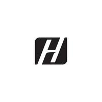 diseño de logotipo o icono de letra h vector