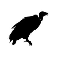 silhouette of vultures, vulture vector