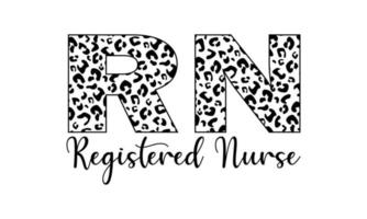 Registered Nurse, Nurse life vector