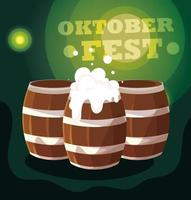 diseño vectorial del festival oktoberfest de alemania vector