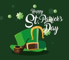 Happy saint patricks day vector design