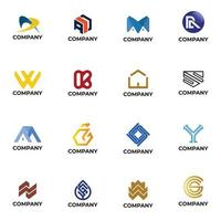 icon set for various business needs vector