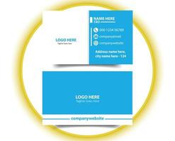 modern and creative business card vector