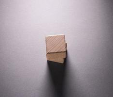 Wooden Geometric Shapes Cubes photo