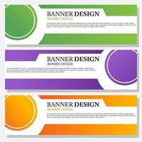 Modern Banner Design. Banner Template. Banner sets. vector