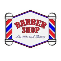 Barbershop logo template design for business. vector