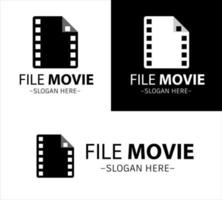 Illustration vector design of film movie logo