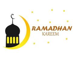 Ramadhan Kareem background template design vector