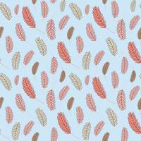 pattern with feathers vector