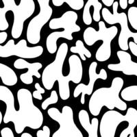 Black and white seamless pattern vector