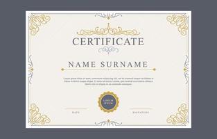 Classic Certificate Template vector