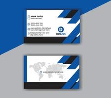 Modern Corporate Business Card Template vector