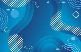 Modern Geometric Abstract Blue Background Design Concept vector
