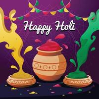 Holi Festival Background vector