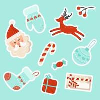 Christmas and New Year elements vector