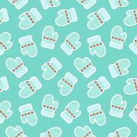 Christmas and New Year seamless pattern vector