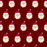Christmas and New Year seamless pattern vector