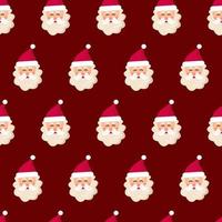 Christmas and New Year seamless pattern vector