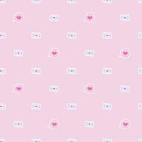 Seamless love vector pattern