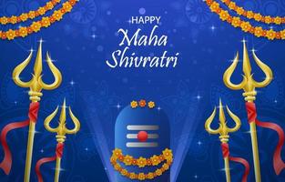 Maha Shivratri Background vector