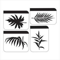 leaf and grass vector sketch design illustration