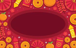 Chinese New Year Background vector