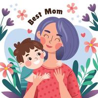 Best Mom Ever vector
