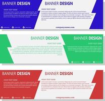 Modern Banner Design. Banner Template. Banner sets. vector