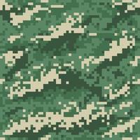 Digital Camouflage Army Seamless Pattern vector