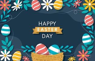 Easter Egg Background vector