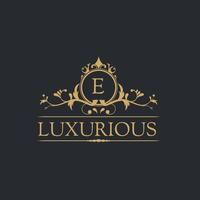 Luxury Logo template in vector for Restaurant, Royalty, Boutique, Cafe, Hotel, Heraldic, Jewelry, Fashion and other vector illustrations