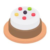 Trendy Cake Concepts vector