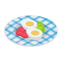 Boiled Eggs Concepts vector