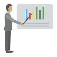 Graph Presentation Concepts vector