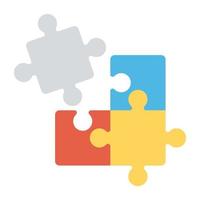 Broken Jigsaw Puzzle vector