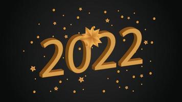 New year 2022. vector illustration of happy new year free vector