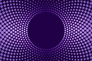 Halftone gradient pattern. Dotted texture, in round halftone for your design. Abstract neon dark blue background. Vector illustration