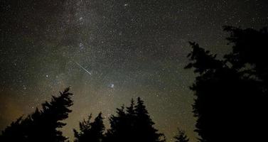 Long Exposure of Perseid Meteor Shower photo