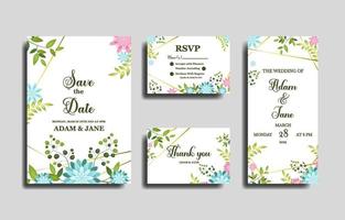 Wedding Invitation Template vector