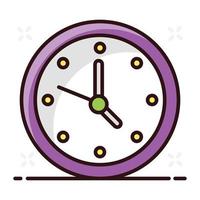 Electronic clock icon, design vector