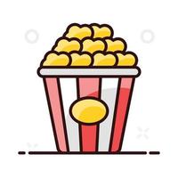Cinema snacks in  design vector