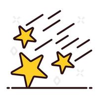 Falling stars icon design vector