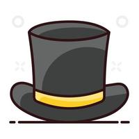 design of magician hat vector