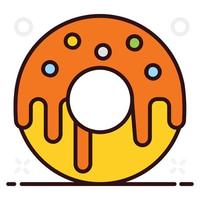 Doughnut vector style icon