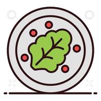 Vegetable salad icon design vector