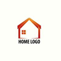 Modern simple house roof logo design vector