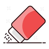 design of eraser vector